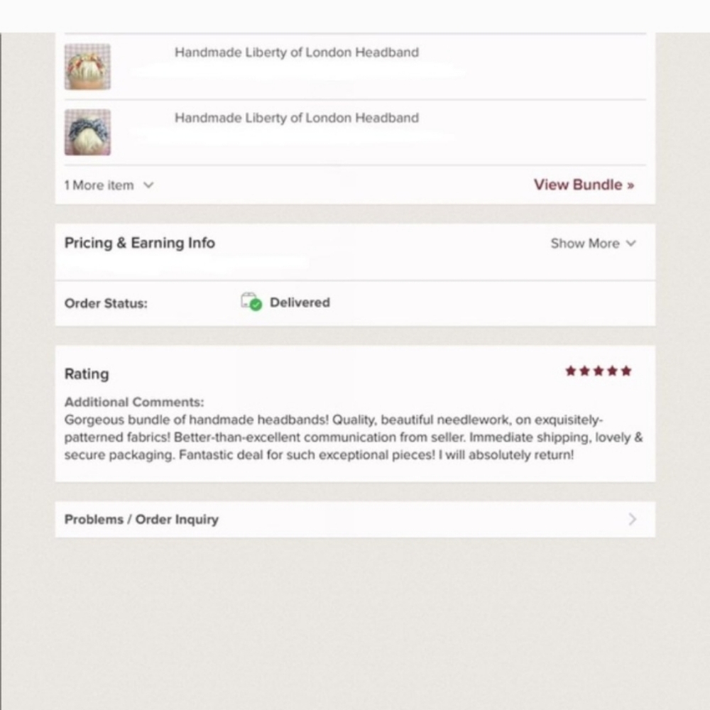 Liberty Art Fabric Tana Lawn Headband Wiltshire Red Blue Berry Classic Bespoke - Picture 12 of 12